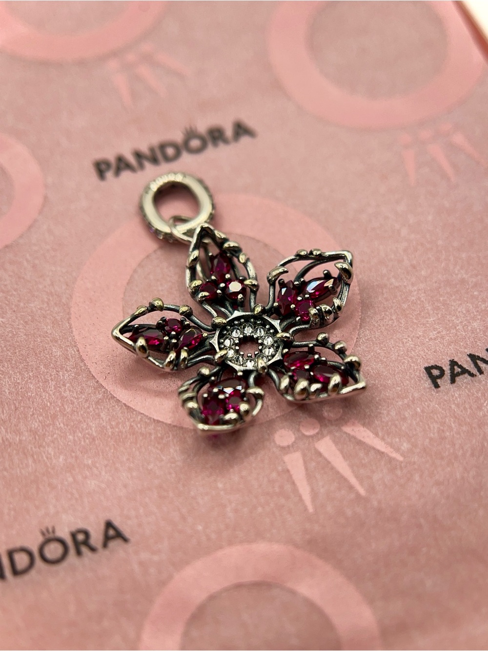 Pandora Stranger Things Demogorgon Flower Dangle Charm